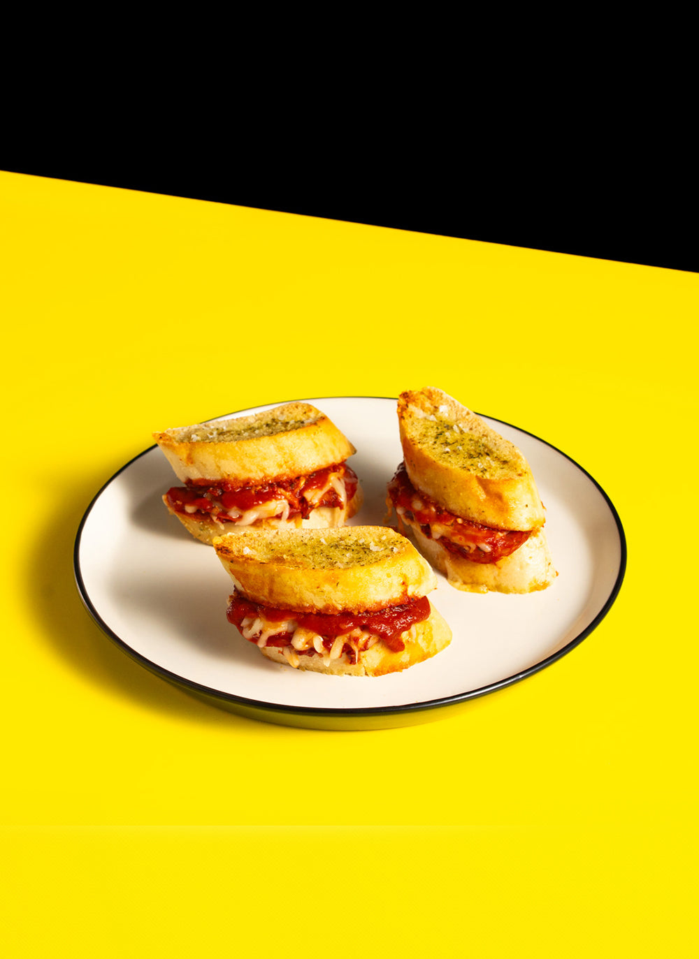 Garlic Pizza Sandwiches