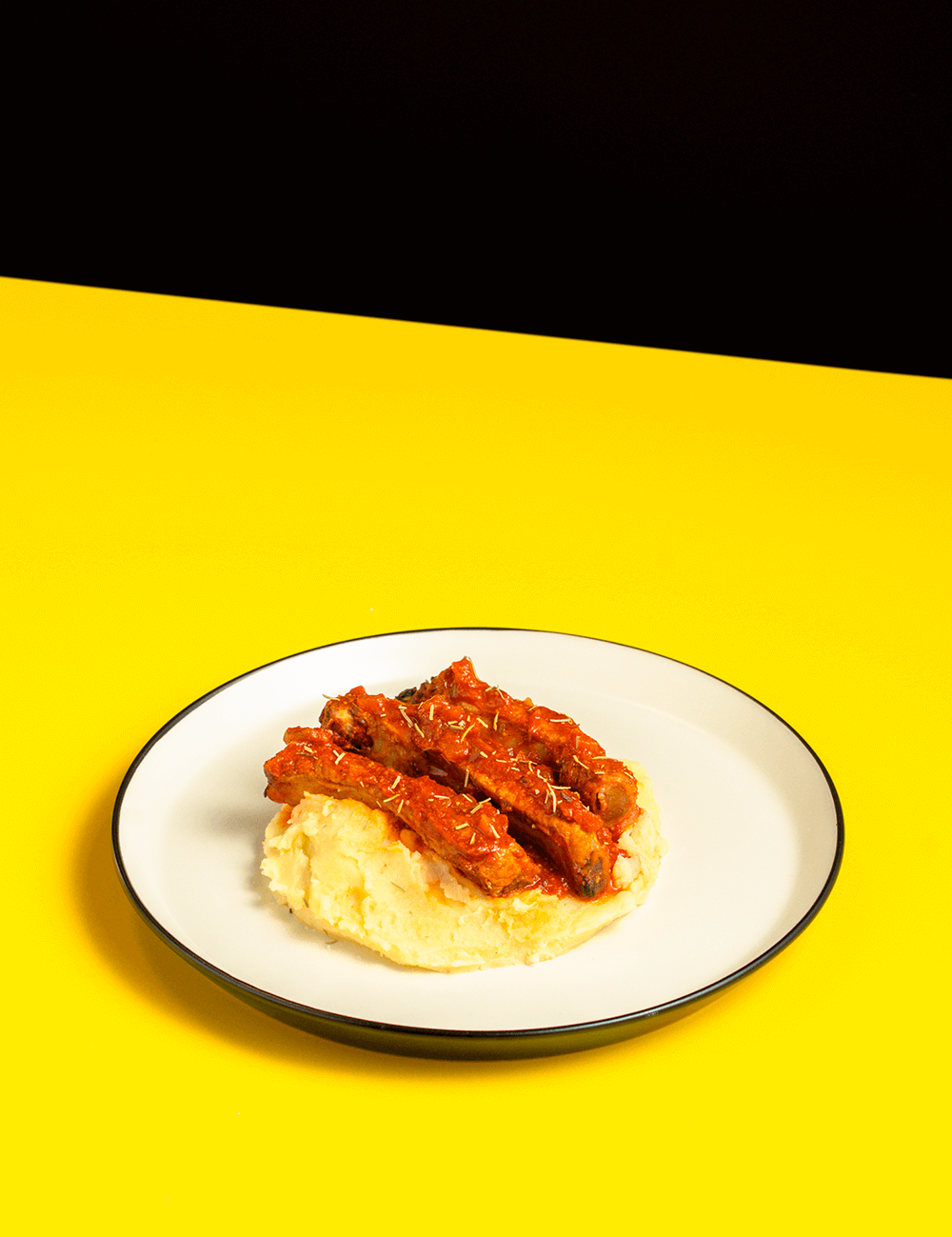 Italian Pork Ribs with Mash