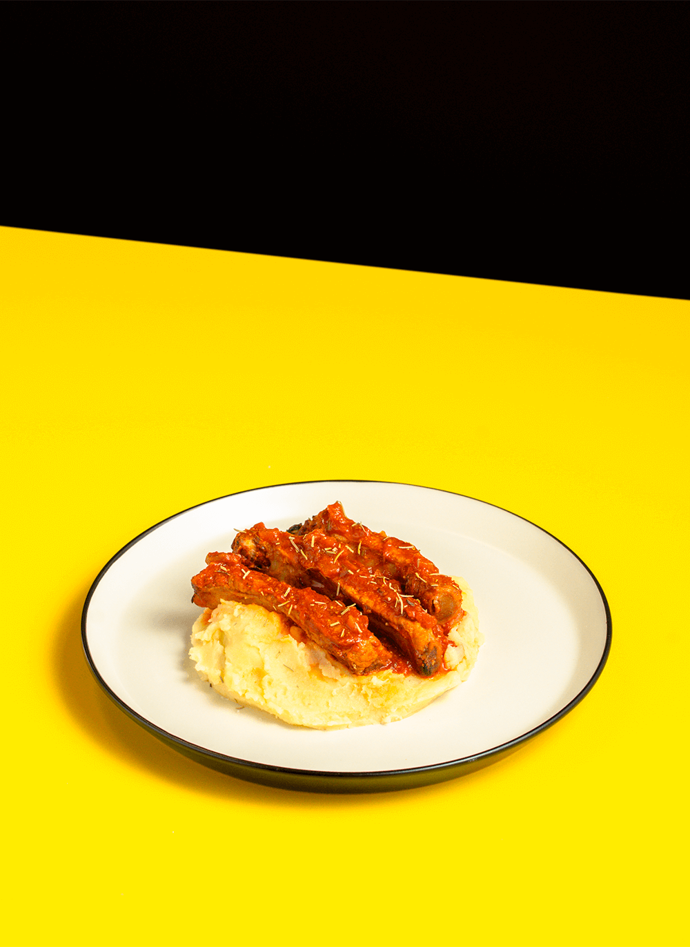 Italian Pork Ribs with Mash