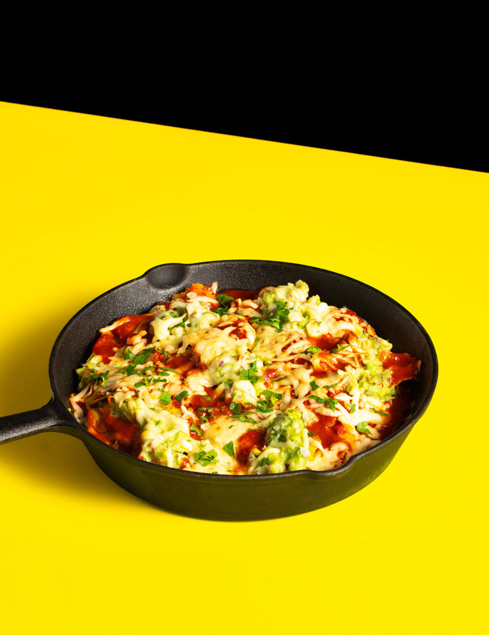 Nachos with guacamole