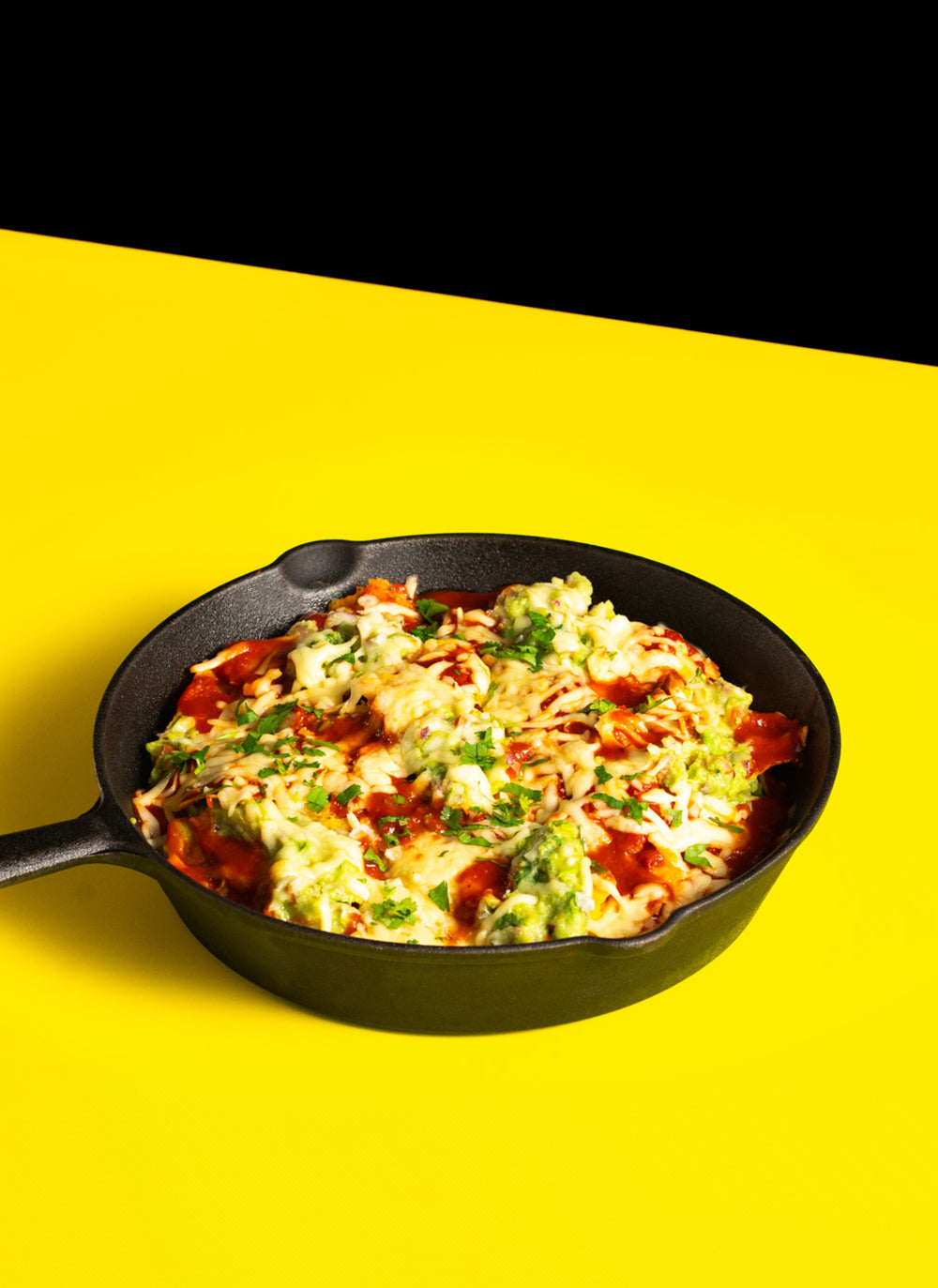 Nachos with guacamole