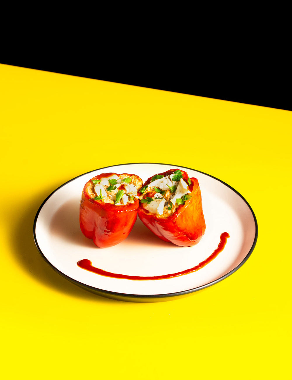 Chilli Stuffed Peppers With Rice
