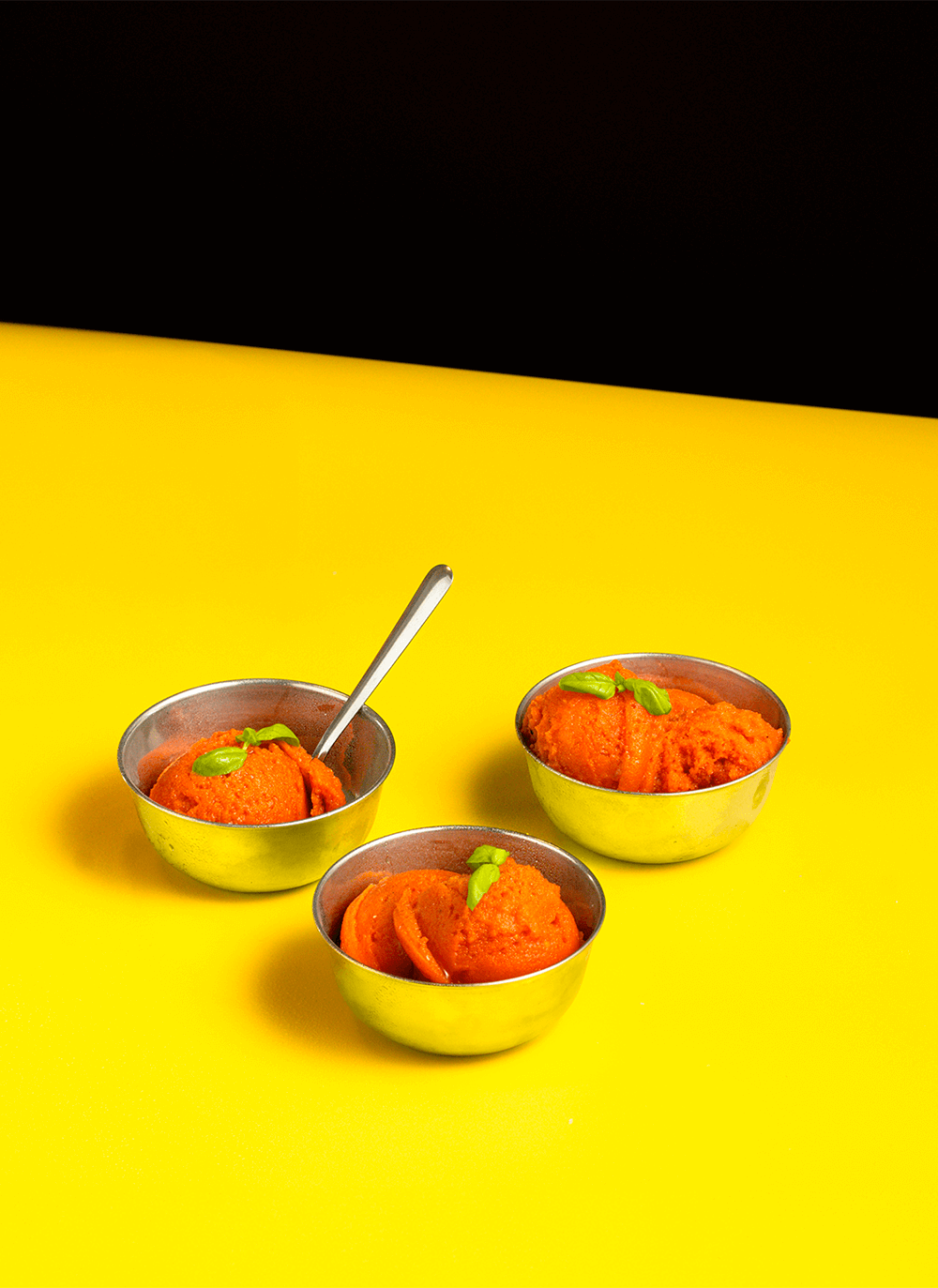 Watermelon and Smoked Tomato Sorbet